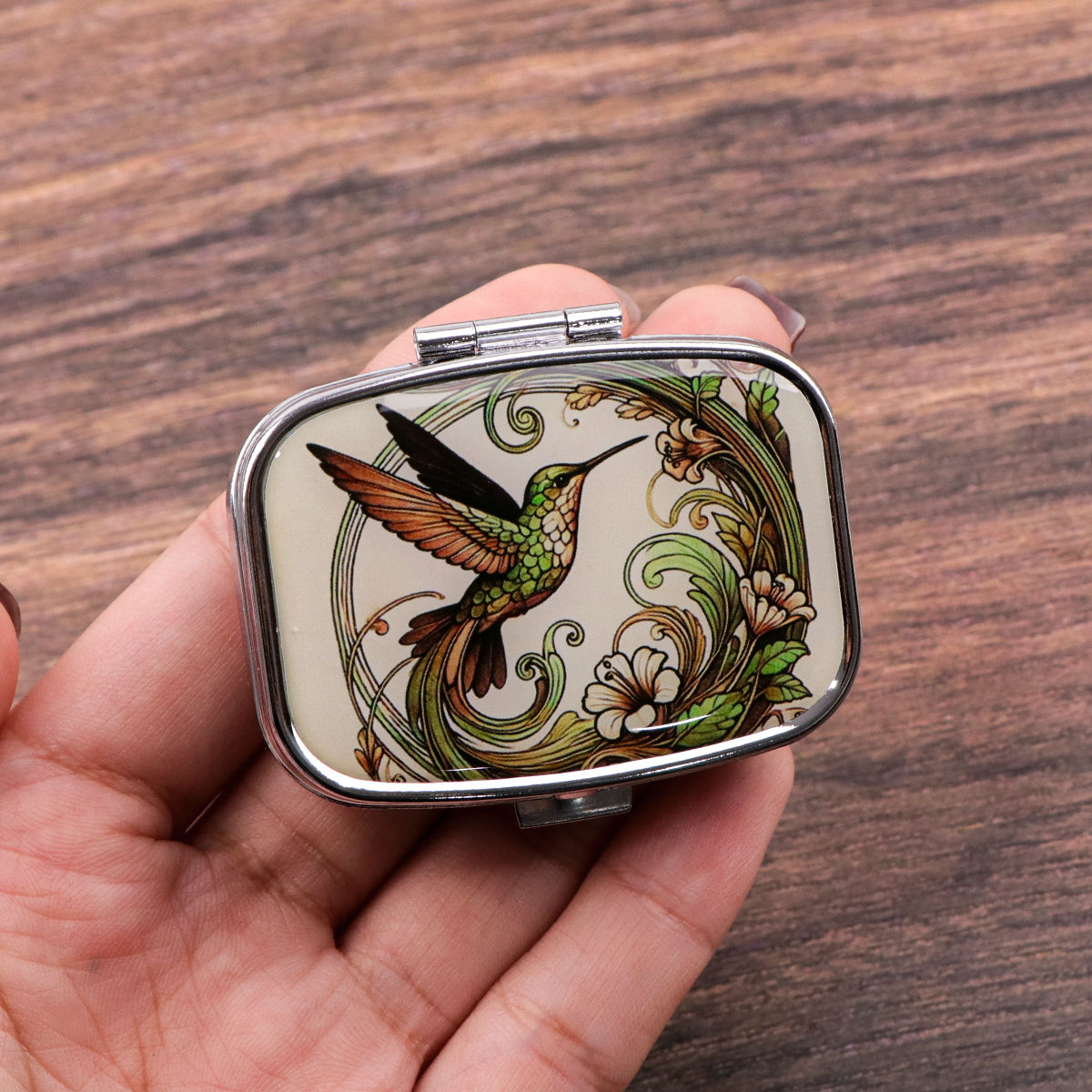 Essential Tablet Accessories - Cute Bird Cartoon Travel Pill Organizer
