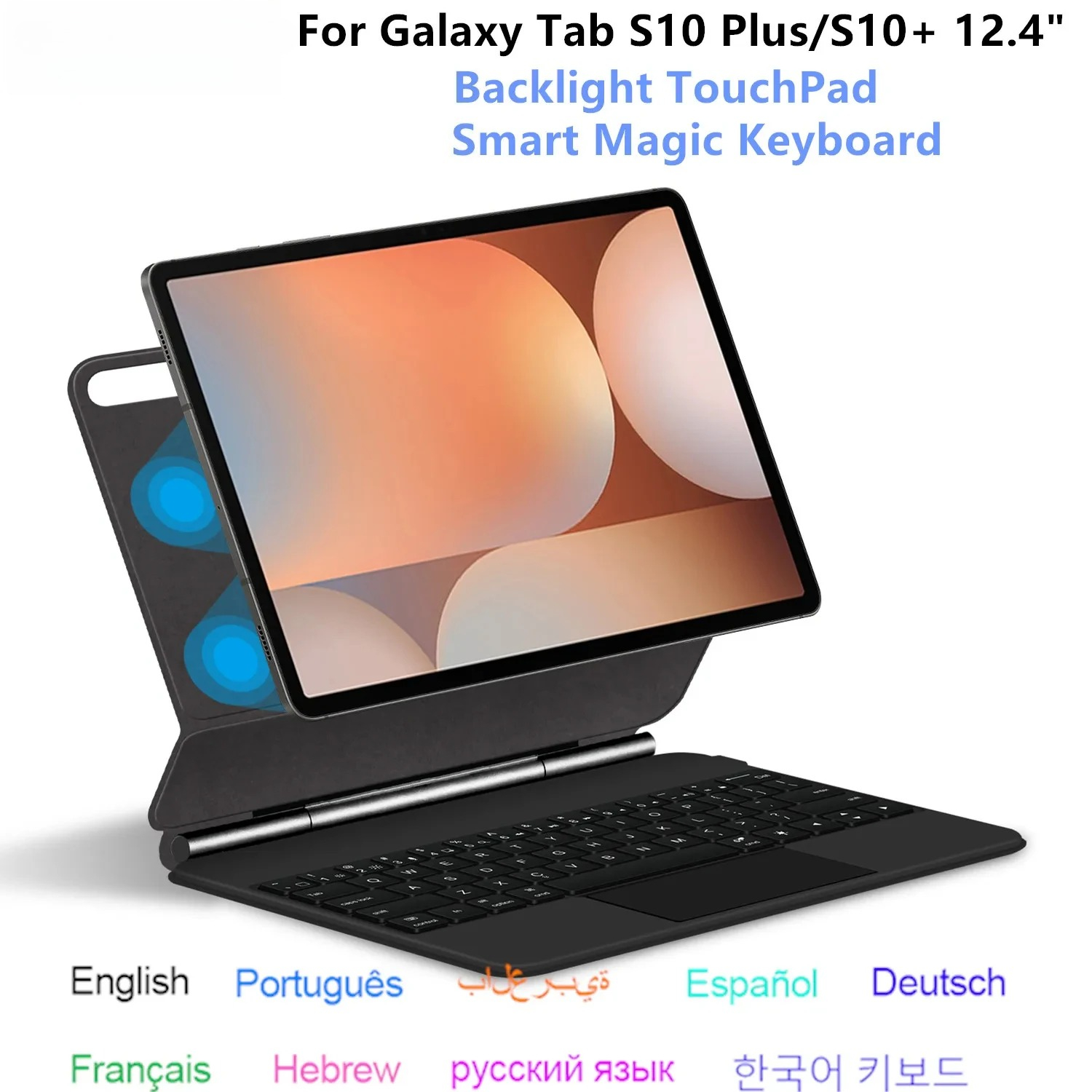 Boox Tablet Accessories - Magic Keyboard Folio For Samsung Galaxy