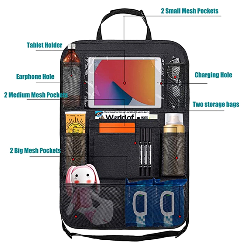 1pc Car Backseat Organizer wit - đánh giá và giá Tablet Cover Accessories