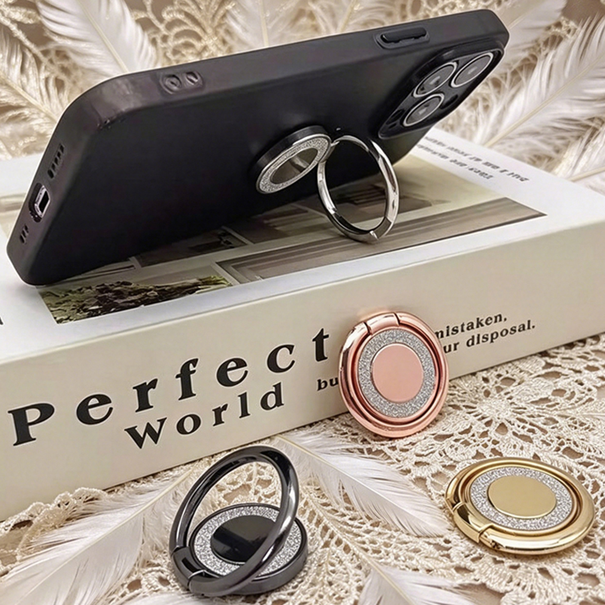Universal Glitter Phone Ring H - đánh giá và giá Essential Tablet Accessories