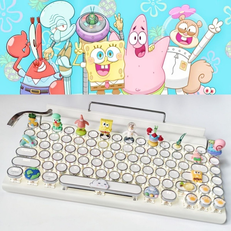 Retro SpongeBo Mechanical Keyb - đánh giá và giá Tablet Accessories Kids