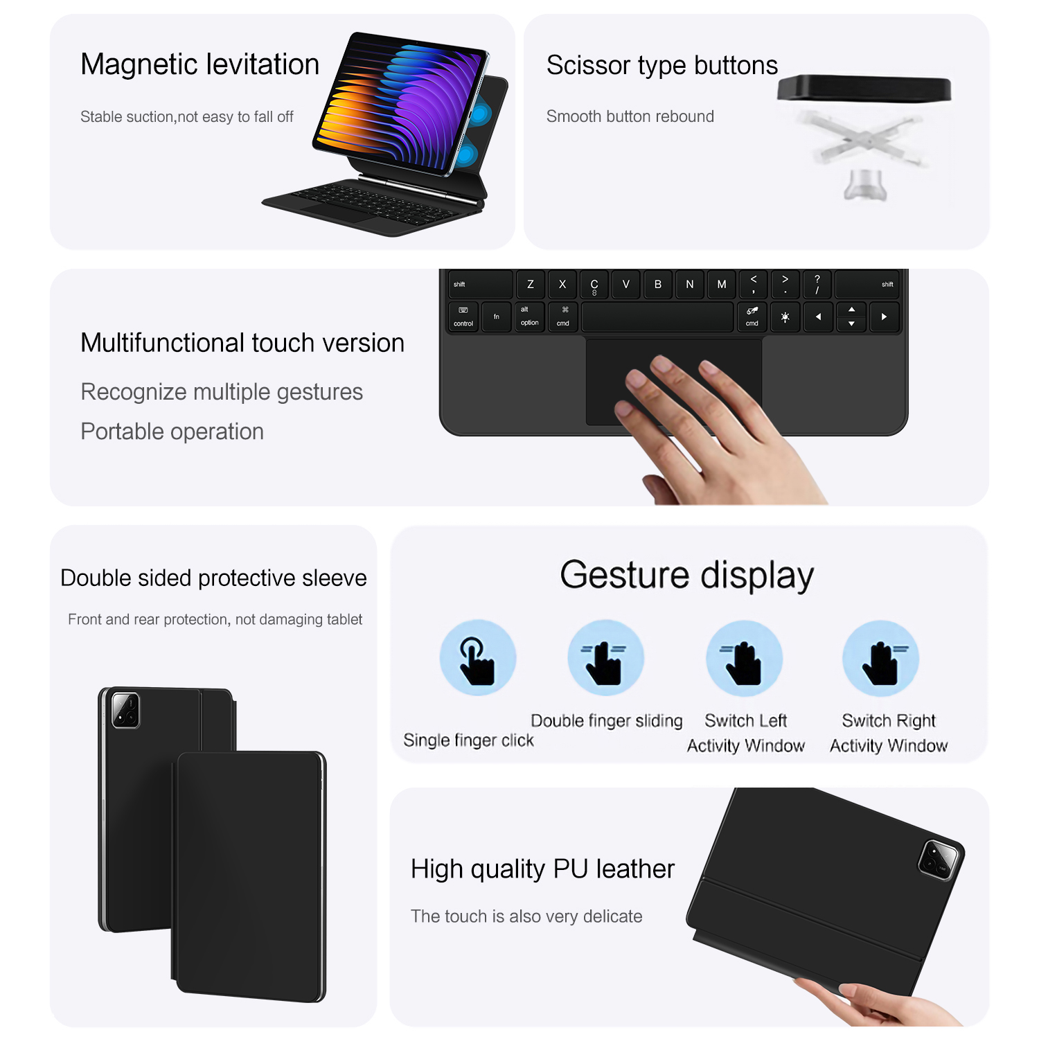 Magic Keyboard For Xiaomi Pad  - đánh giá và giá Boox Tablet Accessories