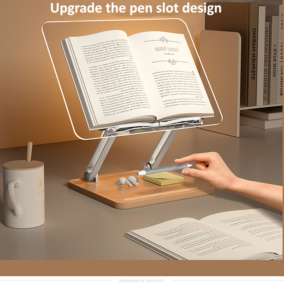Wooden Reading Stand with ligh - đánh giá và giá Essential Tablet Accessories