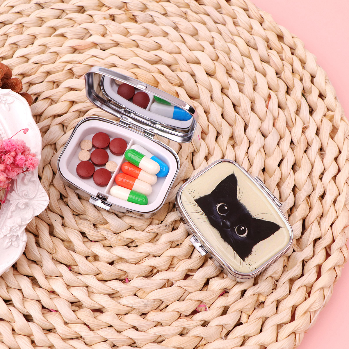 Cute Black Cat Travel Pill Org - đánh giá và giá Boox Tablet Accessories