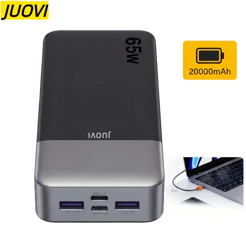 JUOVI 20000mAh Power Bank 65W  - đánh giá và giá Iphone Tablet Accessories