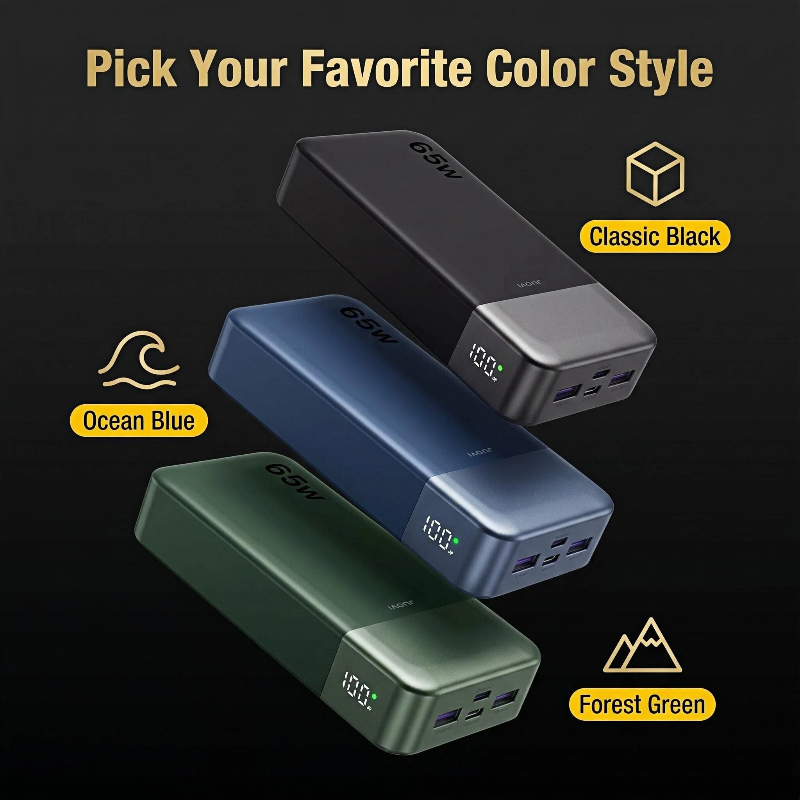 JUOVI 20000mAh Power Bank 65W  - đánh giá và giá Iphone Tablet Accessories