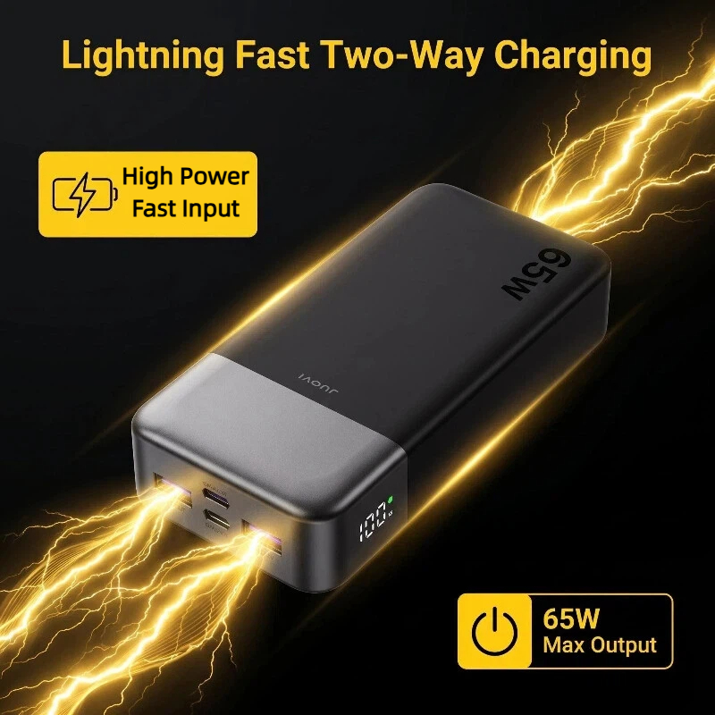 JUOVI 20000mAh Power Bank 65W  - đánh giá và giá Iphone Tablet Accessories